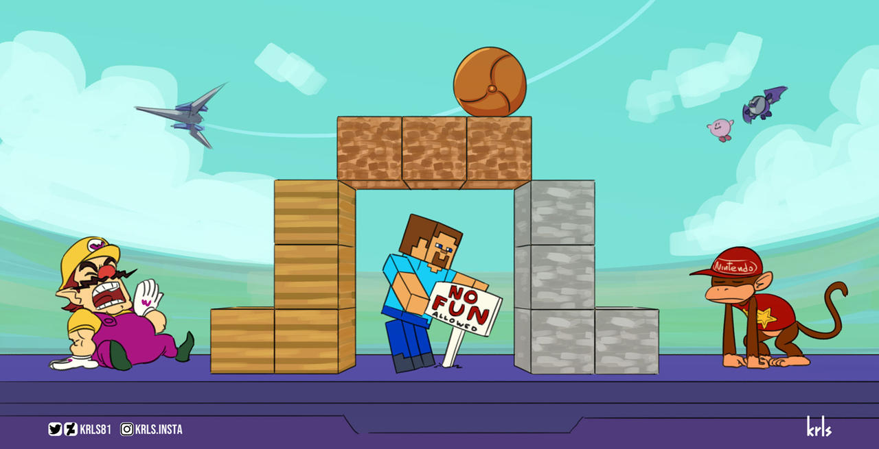 Steve arrives in competitive Smash Bros Ultimate