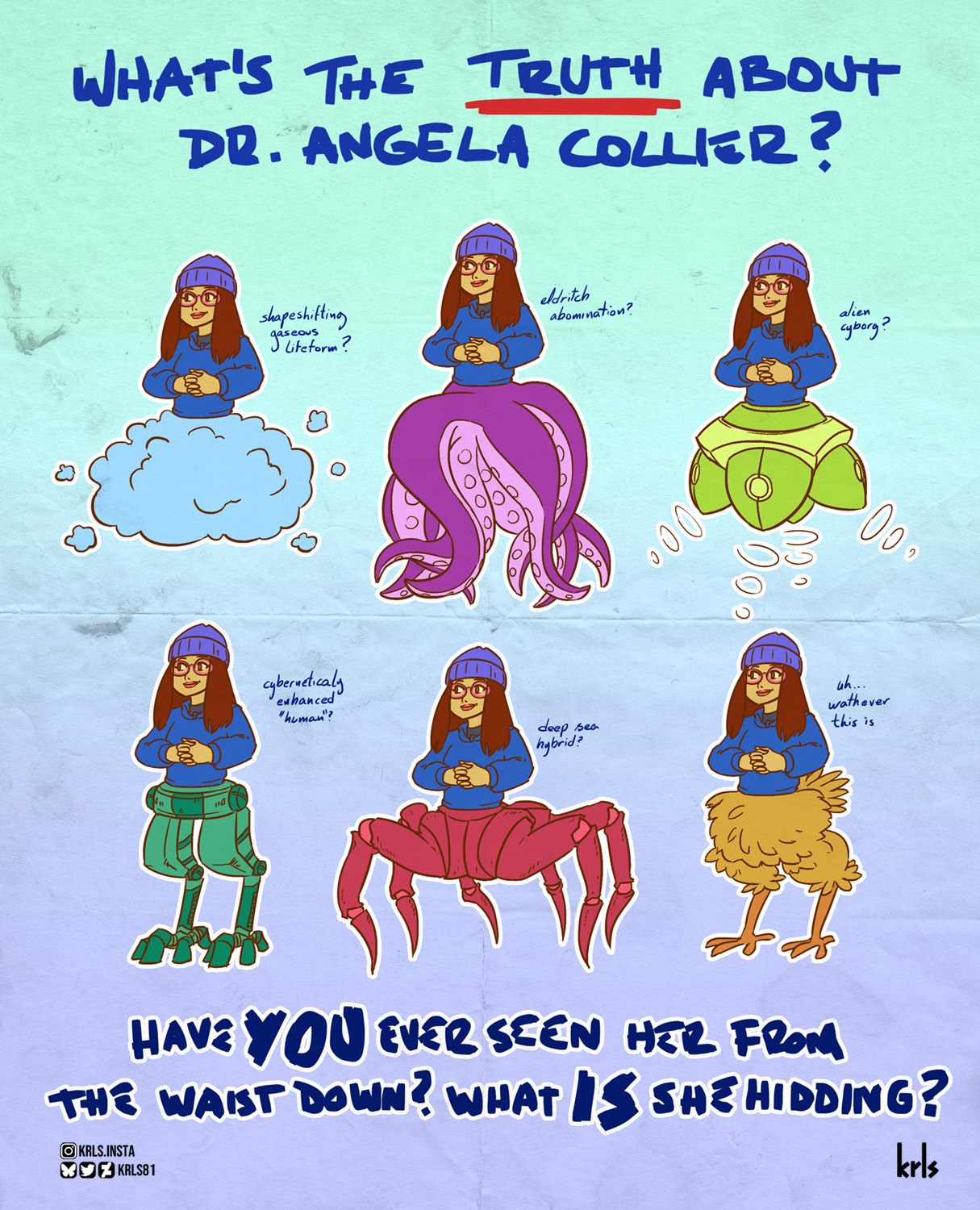 The truth about Dr. Angela Collier by krls81 on DeviantArt The truth about Dr. Angela Collier by krls81 on DeviantArt