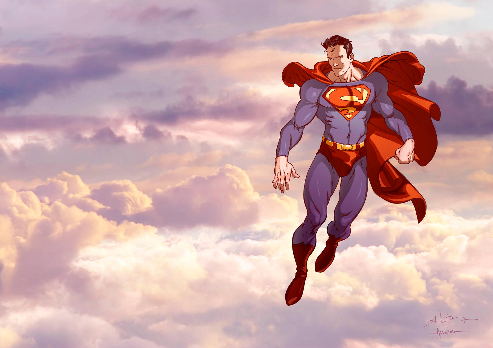 Superman Rear View Superman Back by Maiolo on DeviantArt