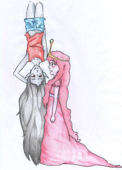 Marceline and Bubblegum
