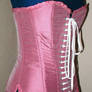 Rose Pink Overbust Corset side