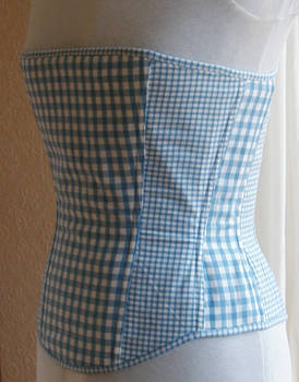 New Gingham Overbust