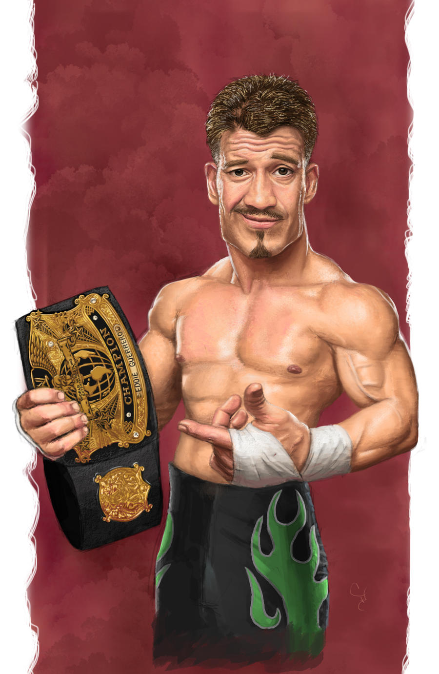 Eddie Guerrero by 10SunsUp on DeviantArt
