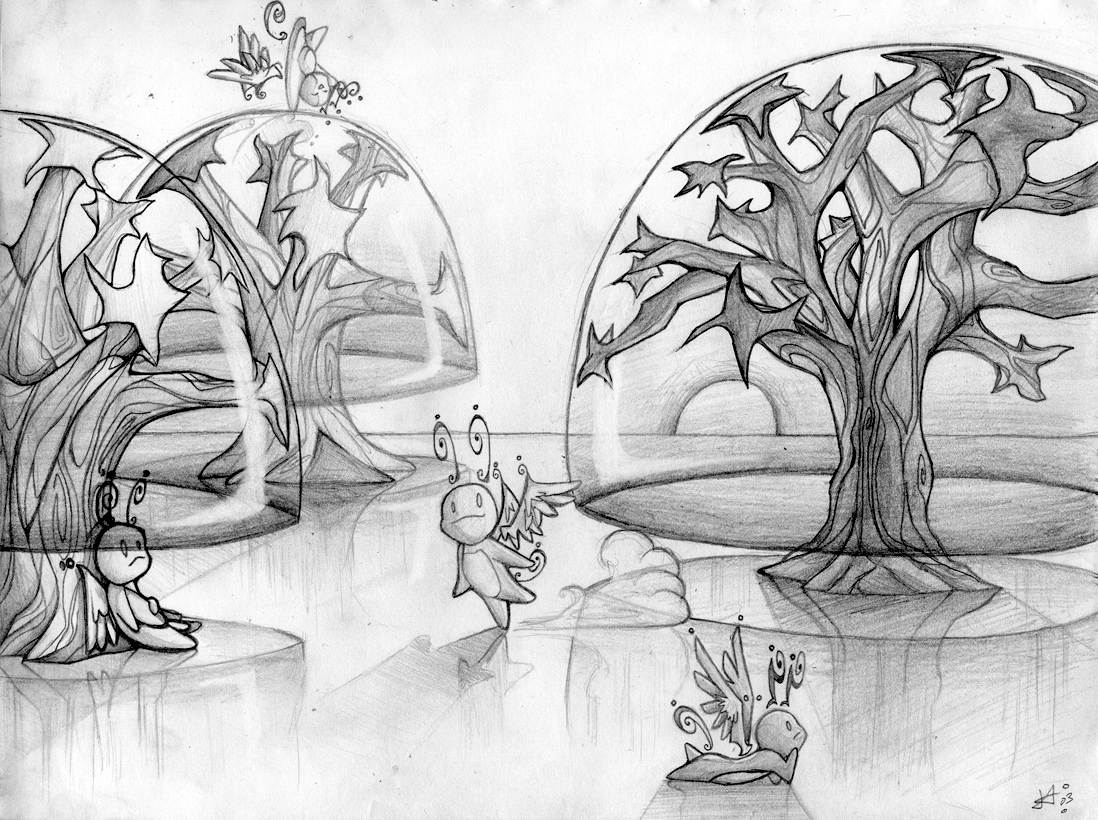 Glass Forest - sketch