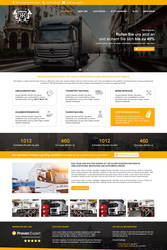 Webdesign Transporter - Photoshop 2017 Design