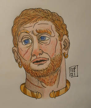 Man with golden torc
