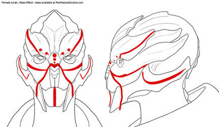 Female Turian Shepard Markings