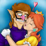 Waluigi x Princess Daisy gift for lyriumspirit