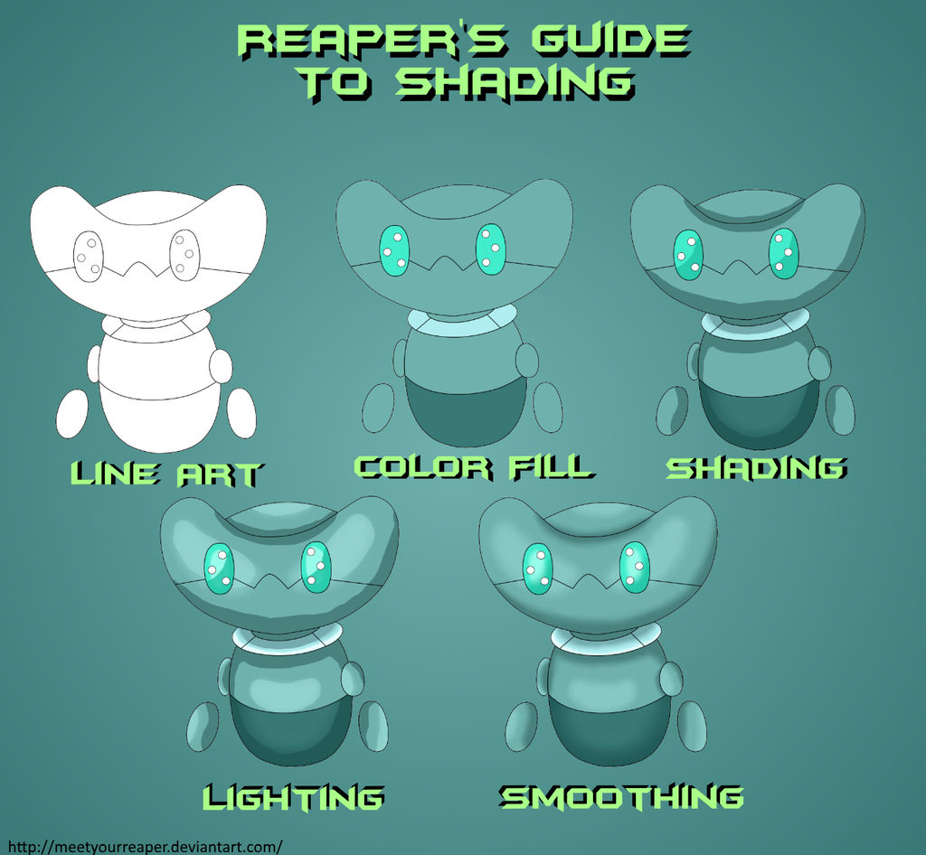 Fakemon Tutorial Fakemon Shading Tutorial by MeetYourReaper on DeviantArt