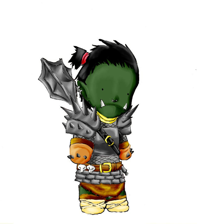 Chibi orc by RikaStormfeldthefox on DeviantArt