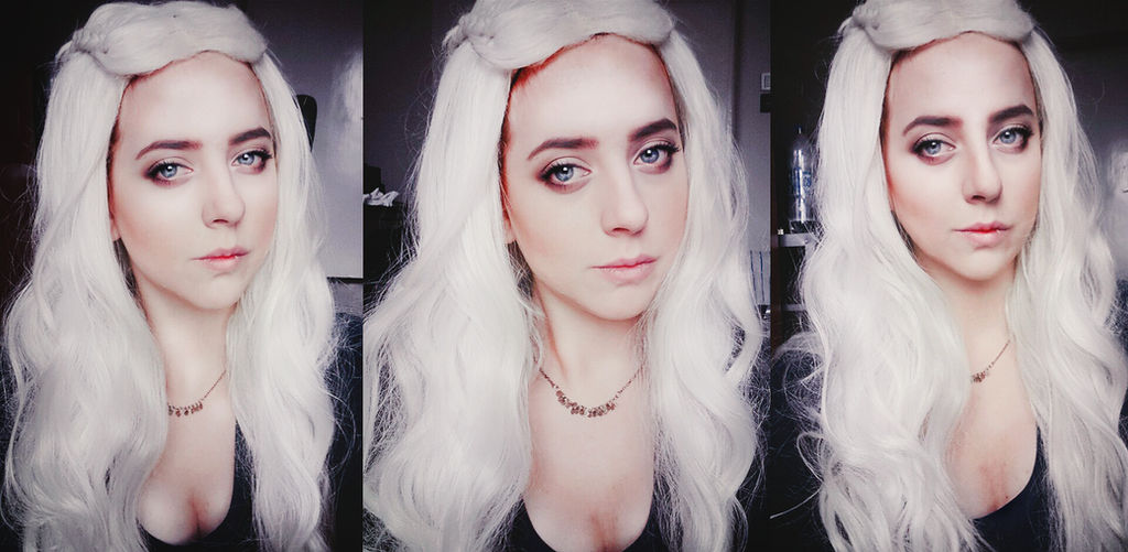 Daenerys Targaryen cosplay makeup by kanamecosplay