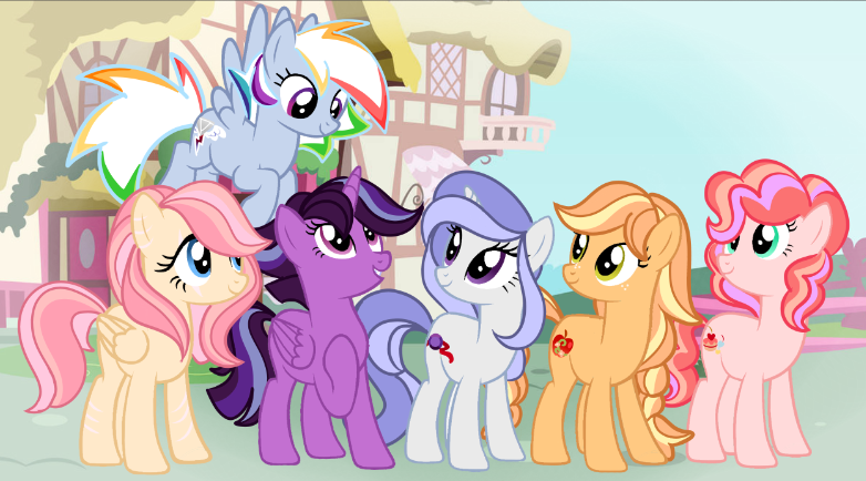 Mlp Rd Mane MLP Mane 6 redesign by bblessingky on DeviantArt