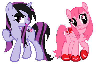 saphire and valentine the pony