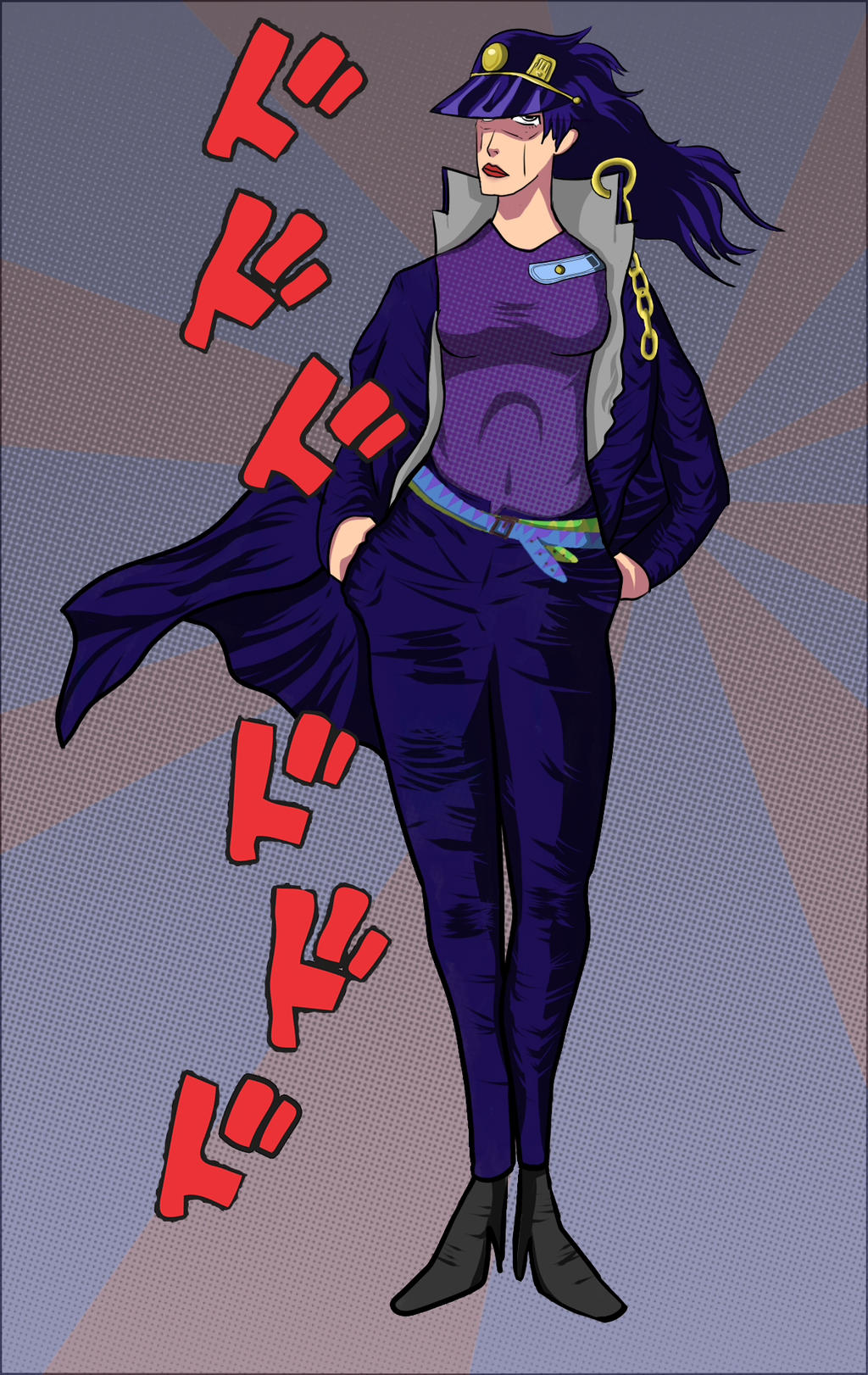 Jotaro female version by MatheusDsign on DeviantArt