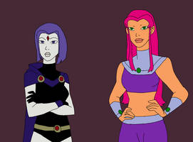 raven and starfire