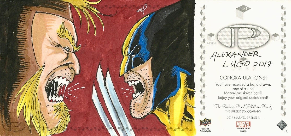 Wolverine Sketch Card 2 (Other side)