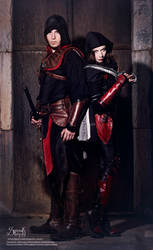 Ezio Auditore and Astrid Photoshoot (2)