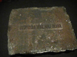 Back of Recovered WTC Steel