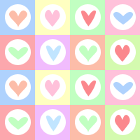 Pastel Hearts Blocks