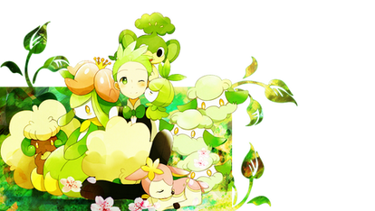 Vita Screen - Cilan and Grass Pokemons