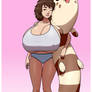 Eepy Jess and Her Six Foot Fluff Noodle