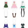 ADOPTABLE: Uniforms 2 CLOSED