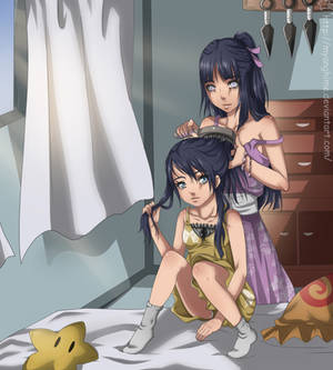 Asumi and  her mom Hinata