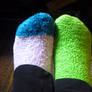 Mix Matched Fuzzy Socks..!!