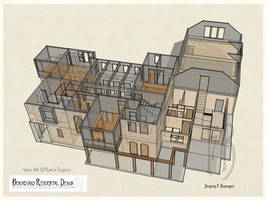 House 334 Semi-Transparent 3D Model