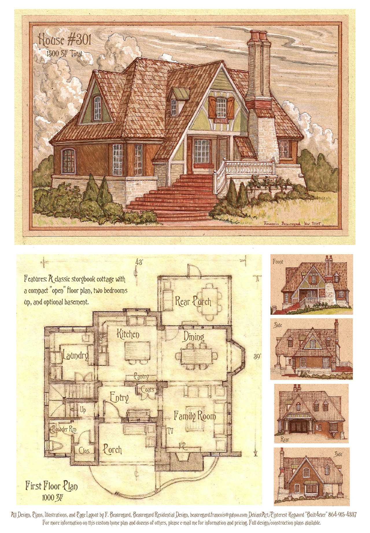 House 301 Storybook Cottage by Built4ever on DeviantArt
