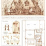 House 326 Storybook Cottage Plan Sheet