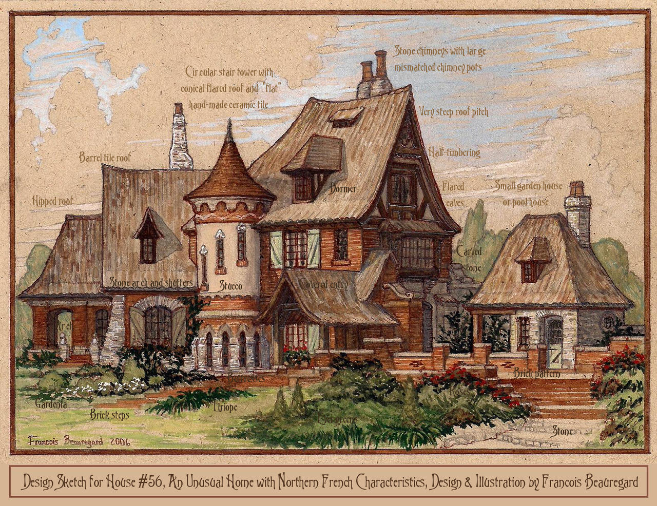 Design Sketch for House #56 by Built4ever