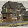 House 304 Cutaway and Stairs Tower