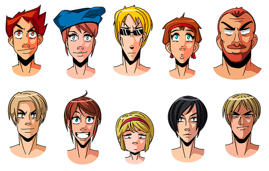 Resident Evil 1 and 2 Characters by EveBrea on DeviantArt