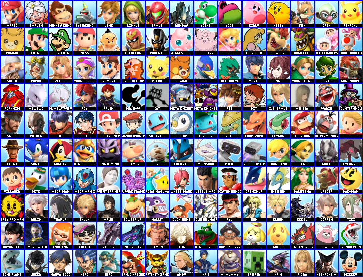 Character Roster Empty Empty Roster by nickmetzz99 on DeviantArt