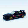 Hot Wheels 2013 Nissan Skyline GT-R R34 Black