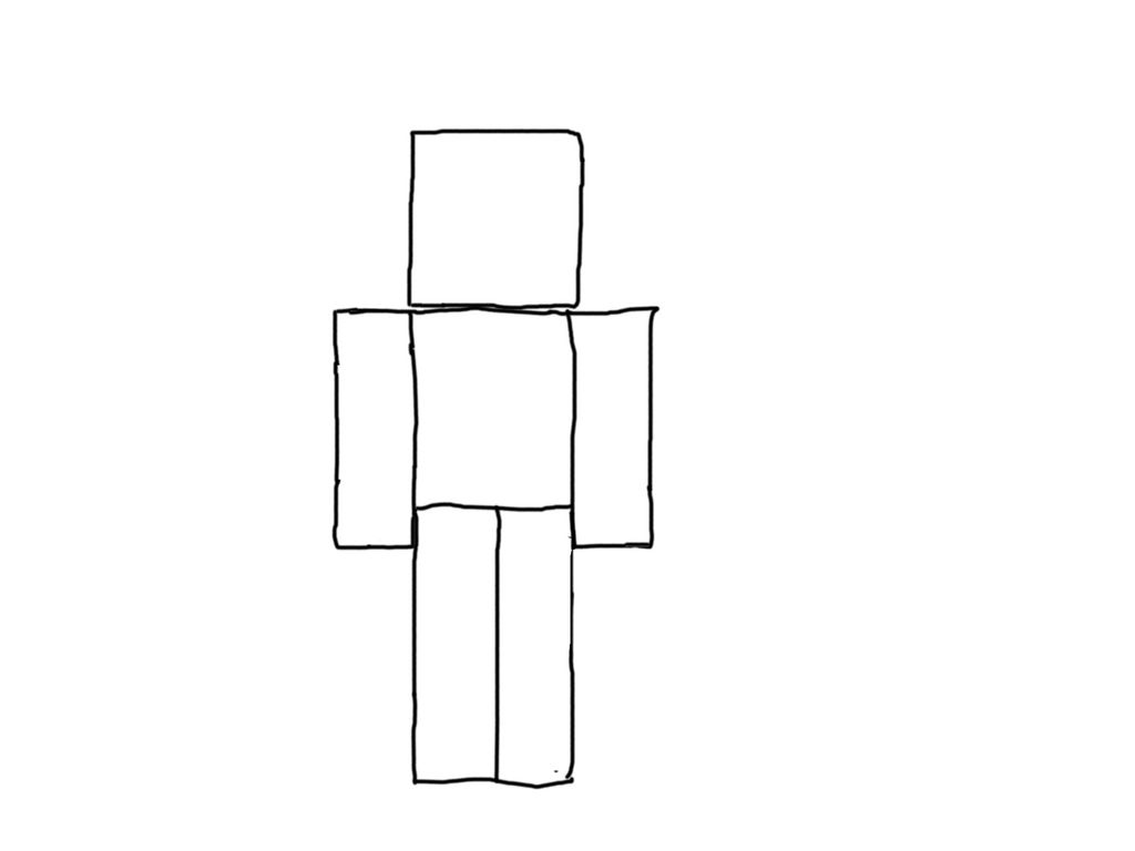 Minecraft Skin Base Drawing minecraft art base by klcva on DeviantArt