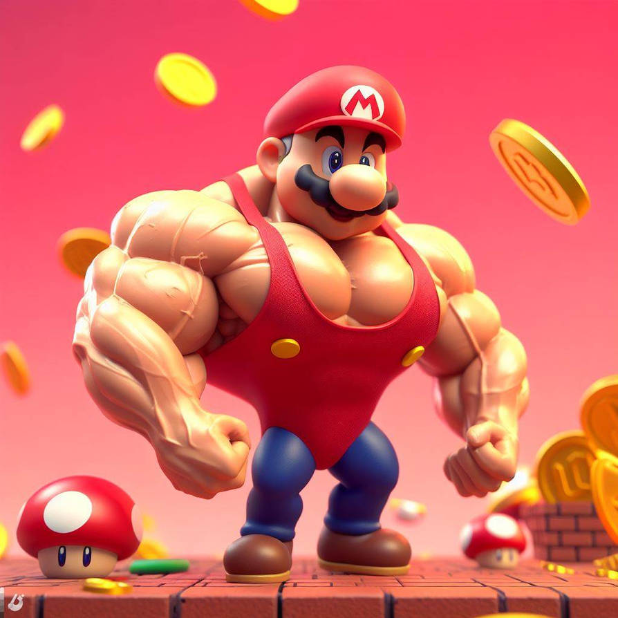 buff mario by klcva on DeviantArt