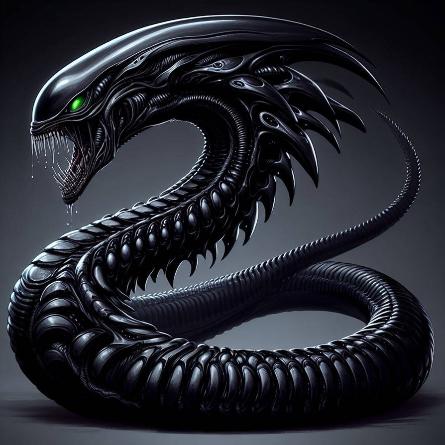 snake xenomorph by klcva on DeviantArt