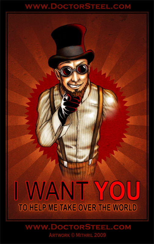 Dr. Steel wants YOU