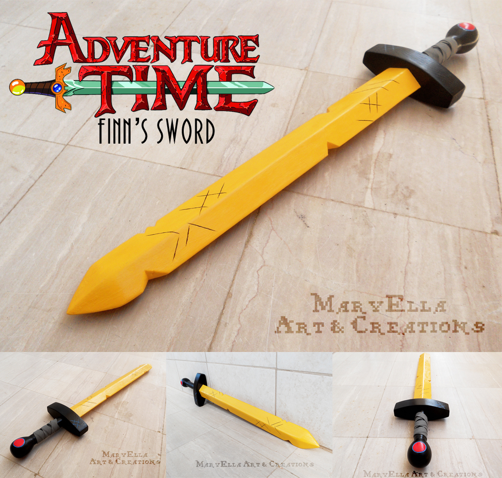 Adventure Time Finn's Sword - wood replica