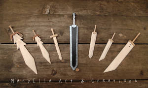 Mini Swords - 4 mm thick plywood