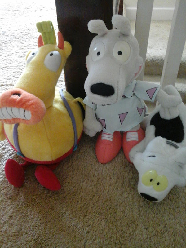 Rocko's Modern Life plushes! by SlimeyWoolHat on DeviantArt