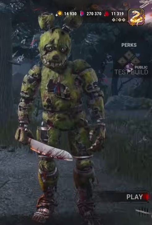 Dbd The Animatronic(Springtrap) Upcoming Killer by Terraformer09IsBack ...