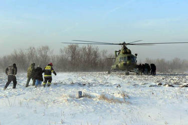 Escorting the civilians to safety.