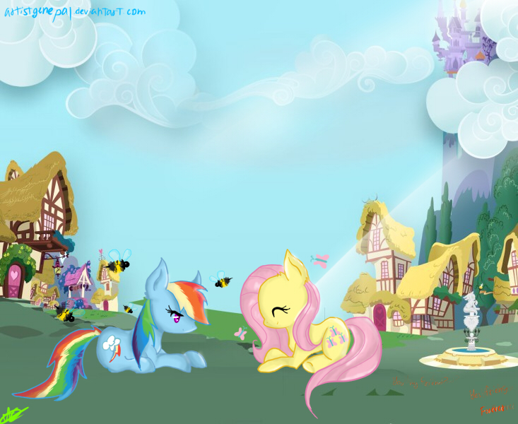 Rainbow Dash and Fluttershy