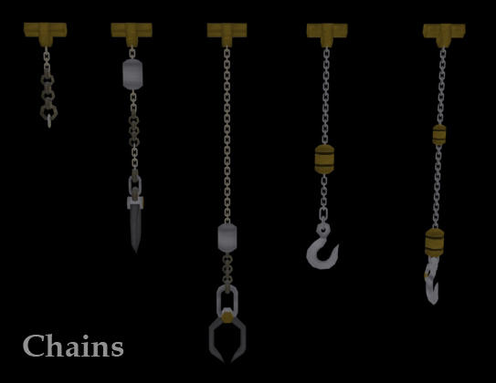 3D Props: Chains Group by kaely33 on DeviantArt