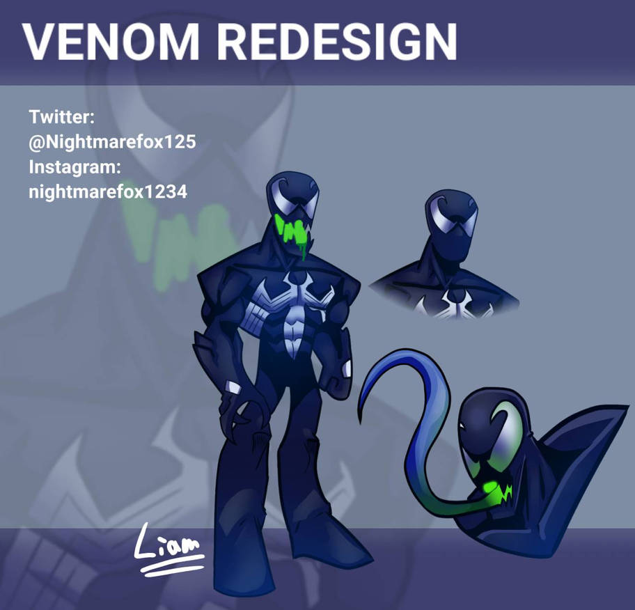 Venom Redesign by Nightmarefox1234 on DeviantArt