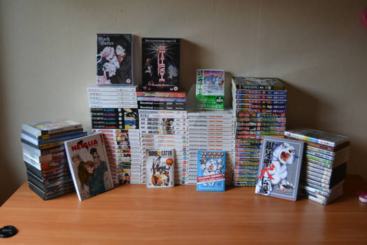 My whole manga and anime collection...