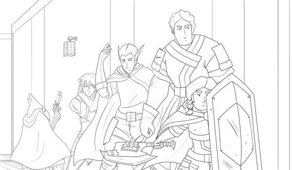 Team Critical Failure [WiP - Line Art]